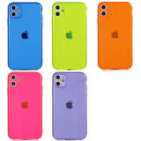 iPhone 11 Uyumlu Zore Mun Silikon-Turuncu