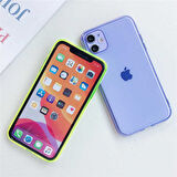 iPhone 11 Pro Max Uyumlu Zore Mun Silikon-Lacivert