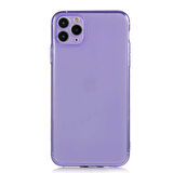 iPhone 11 Pro Max Uyumlu Zore Mun Silikon-Mor