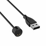 Siyah Xiaomi Mi Band 6 Usb Şarj Kablosu-Zore