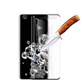 Galaxy S21 Ultra Uyumlu Zore Süper Pet Ekran Koruyucu Jelatin