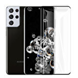 Galaxy S21 Ultra Uyumlu Zore Süper Pet Ekran Koruyucu Jelatin