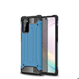 Galaxy Note 20 Uyumlu Zore Crash Silikon Kapak-Mavi