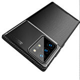 Galaxy Note 20 Ultra Uyumlu Zore Negro Silikon Kapak-Lacivert