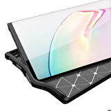 Galaxy Note 20 Ultra Uyumlu Zore Niss Silikon Kapak-Siyah