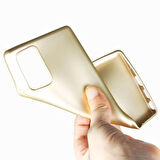 Galaxy Note 20 Uyumlu Zore Premier Silikon Kapak-Gold