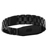 Xiaomi Mi Band 6 Uyumlu KRD-04 Metal Zore Kordon-Gümüş