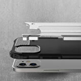 iPhone 12 Uyumlu Zore Crash Silikon Kılıf-Mavi