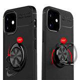 iPhone 12 Mini Uyumlu Zore Ravel Silikon Kapak-Siyah