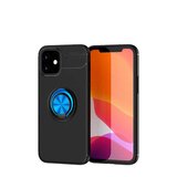 iPhone 12 Mini Uyumlu Zore Ravel Silikon Kılıf-Siyah-Mavi