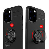 iPhone 12 Pro Uyumlu Zore Ravel Silikon Kılıf-Siyah-Mavi