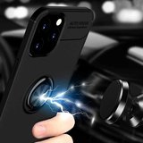 iPhone 12 Pro Max Uyumlu Zore Ravel Silikon Kılıf-Siyah-Mavi