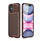 iPhone 12 Uyumlu Zore Negro Silikon Kılıf-Kahverengi