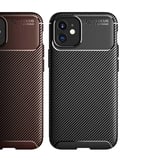iPhone 12 Uyumlu Zore Negro Silikon Kılıf-Kahverengi