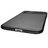 iPhone 12 Pro Max Uyumlu Zore Negro Silikon Kılıf-Kahverengi