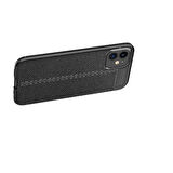 iPhone 12 Mini Uyumlu Zore Niss Silikon Kılıf-Siyah
