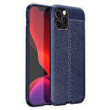 iPhone 12 Pro Uyumlu Zore Niss Silikon Kılıf-Lacivert