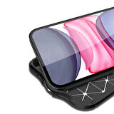 iPhone 12 Uyumlu Zore Niss Silikon Kapak-Kırmızı
