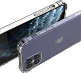 iPhone 12 Pro Max Uyumlu Zore Nitro Anti Shock Silikon-Renksiz