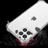 iPhone 12 Pro Max Uyumlu Zore Nitro Anti Shock Silikon-Renksiz