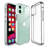 iPhone 12 Uyumlu Zore İmax Silikon-Renksiz