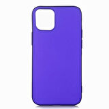 iPhone 12 Mini Uyumlu Zore Premier Silikon Kılıf-Saks Mavi