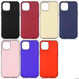 iPhone 12 Uyumlu Zore Premier Silikon Kapak-Kırmızı