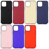 iPhone 12 Uyumlu Zore Premier Silikon Kılıf-Kırmızı