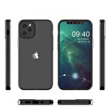 iPhone 12 Uyumlu Zore Süper Silikon Kılıf-Renksiz