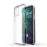 iPhone 12 Pro Uyumlu Zore Süper Silikon Kılıf-Renksiz