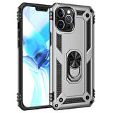 iPhone 12 Pro Max Uyumlu Zore Vega Kılıf-Gri