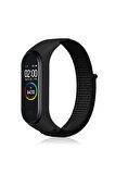 Xiaomi Mi Band 4 Uyumlu Krd-03 Hasır Kordon-no11