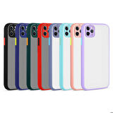iPhone 11 Pro Max Uyumlu Zore Hux Kapak-Kırmızı