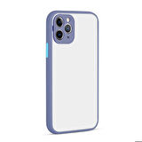 iPhone 12 Pro Max Uyumlu Zore Hux Kapak-Mor
