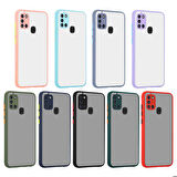 Galaxy A21S Uyumlu Zore Hux Kapak-Lacivert