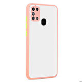Galaxy M31 Uyumlu Zore Hux Kapak-Pembe