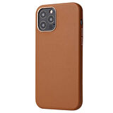 iPhone 12 Pro Max Uyumlu Zore Eyzi Kılıf-Kahverengi