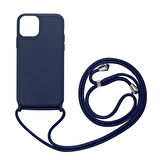 iPhone 12 Pro Uyumlu Zore Ropi Kılıf-Lacivert