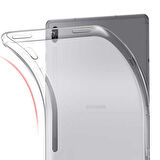 Galaxy Tab S7 T870 Kılıf  Uyumlu ​İNC Tablet Süper Silikon Kapak-Renksiz