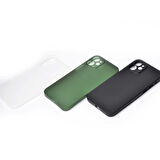 iPhone 12 Uyumlu Zore 1.Kalite PP Silikon-Siyah