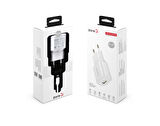 Beyaz Metro Serisi ZR-TC01 Lightning 2 in 1 Şarj Seti-Zore