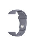 Apple Watch 42mm Uyumlu Klasik Kordon-38-lavendery Gray