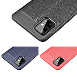 Galaxy M31S Uyumlu Zore Niss Silikon Kapak-Kırmızı