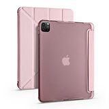 iPad Pro 11 2020 (2.Nesil) Kılıf Tri Folding Kalem Bölmeli Standlı Kılıf