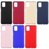 Galaxy M51 Uyumlu Zore Premier Silikon Kapak-Kırmızı