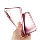 Galaxy M51 Uyumlu Zore Premier Silikon Kapak-Mürdüm