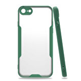 iPhone SE 2022 Uyumlu Zore Parfe Kılıf-Koyu Yeşil