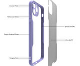 iPhone 11 Pro Uyumlu Zore Parfe Kılıf-Siyah