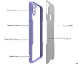 Galaxy A11 Uyumlu Zore Parfe Kapak-Mor