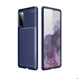 Galaxy S20 FE Uyumlu Zore Negro Silikon Kapak-Lacivert